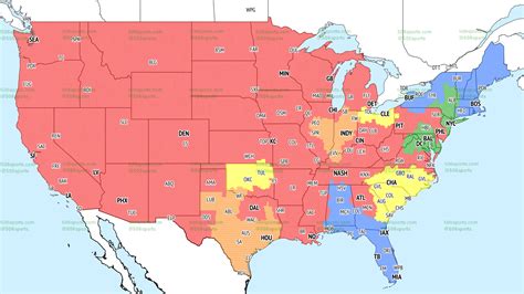 Includes weekly game times, TV listings, location and. . Fox nfl coverage map week 1
